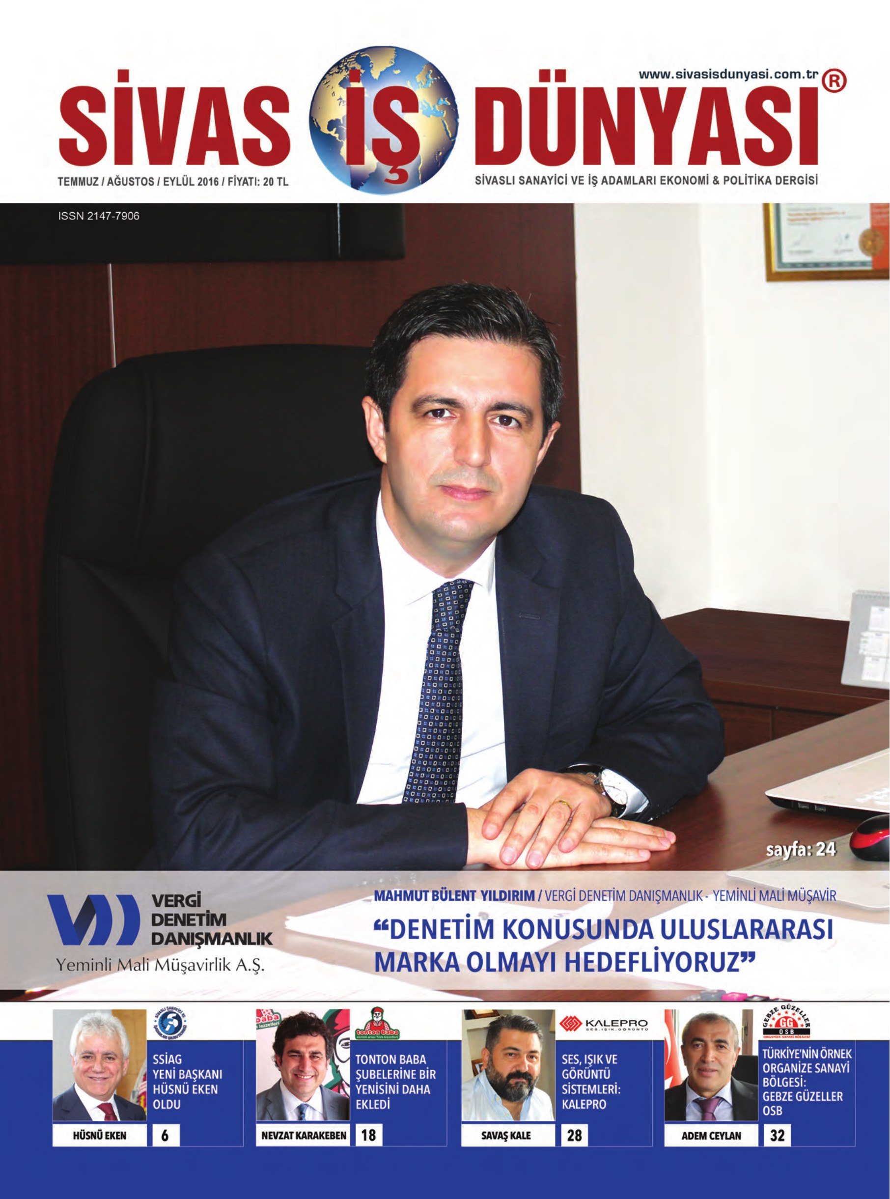 Sivas İş Dünyası - 12. Sayı - Temmuz-Eylül 2016