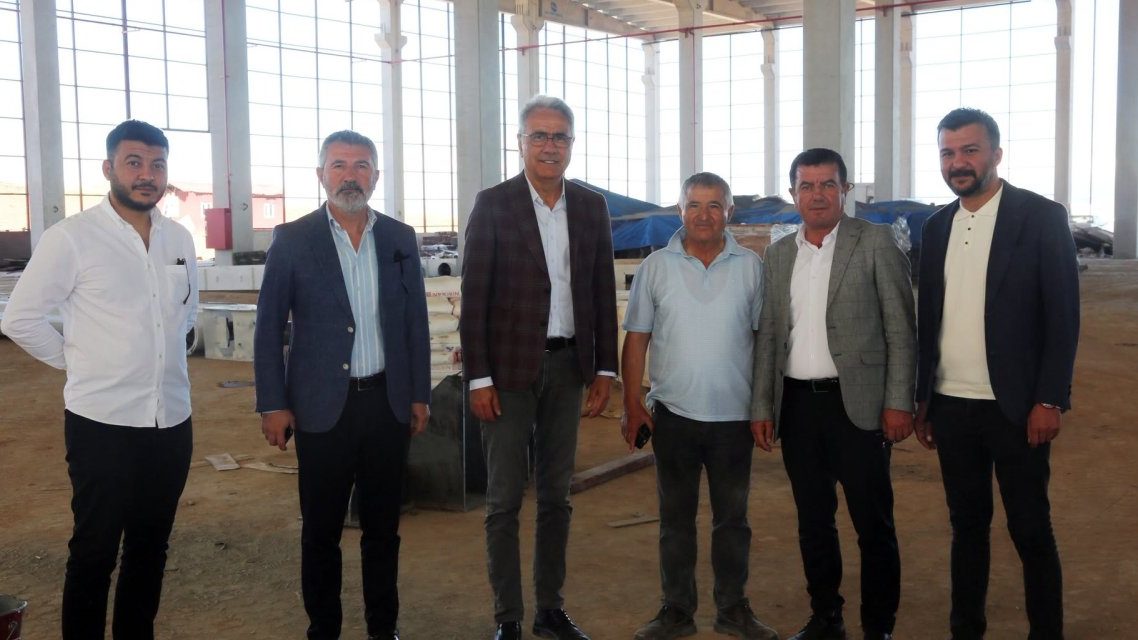 Demirağ OSB’ye yeni üretim yatırımı: alçı fabrikasında inşaat sürüyor