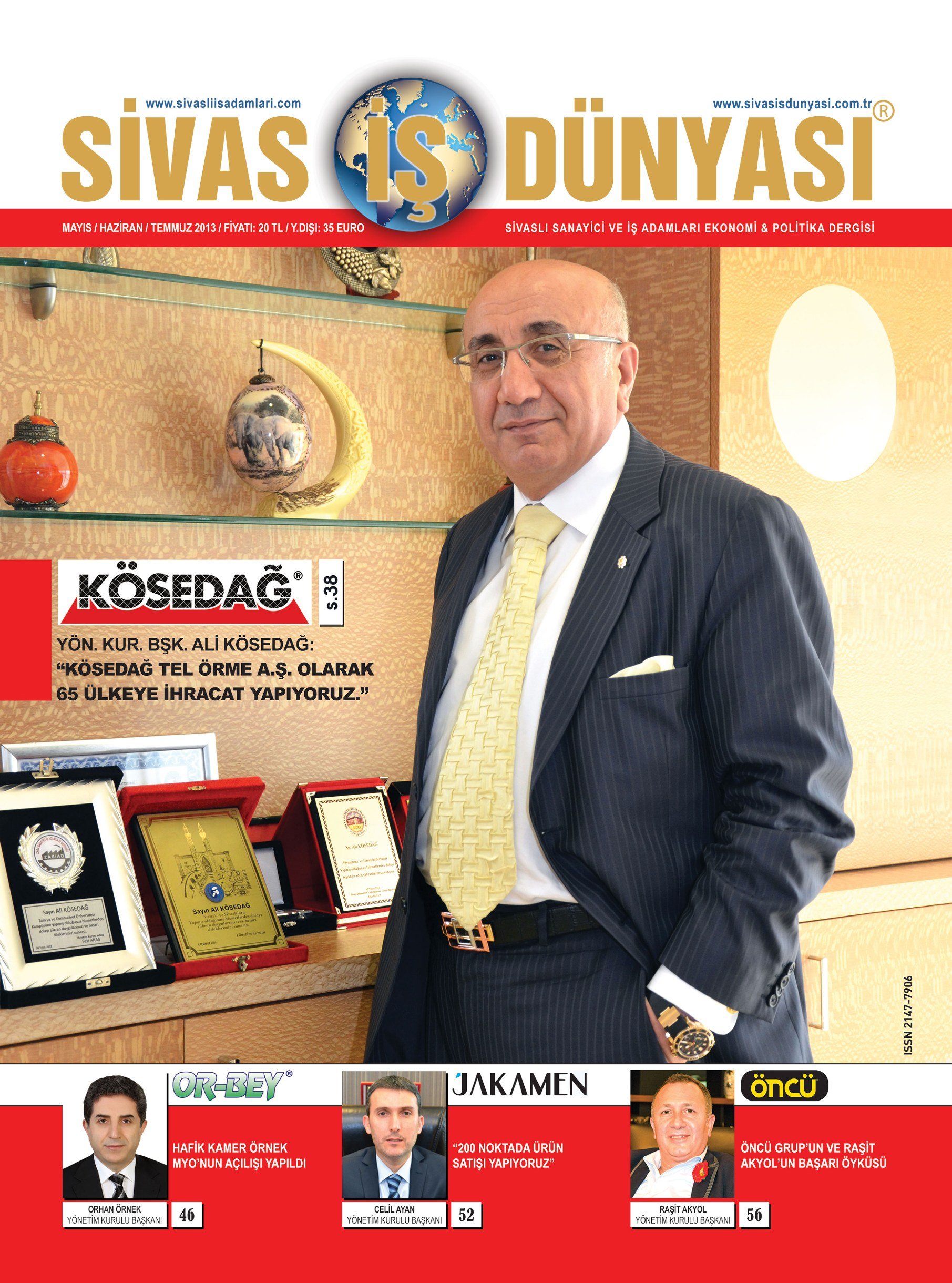 Sivas İş Dünyası - 8. Sayı - Mayıs-Temmuz 2013