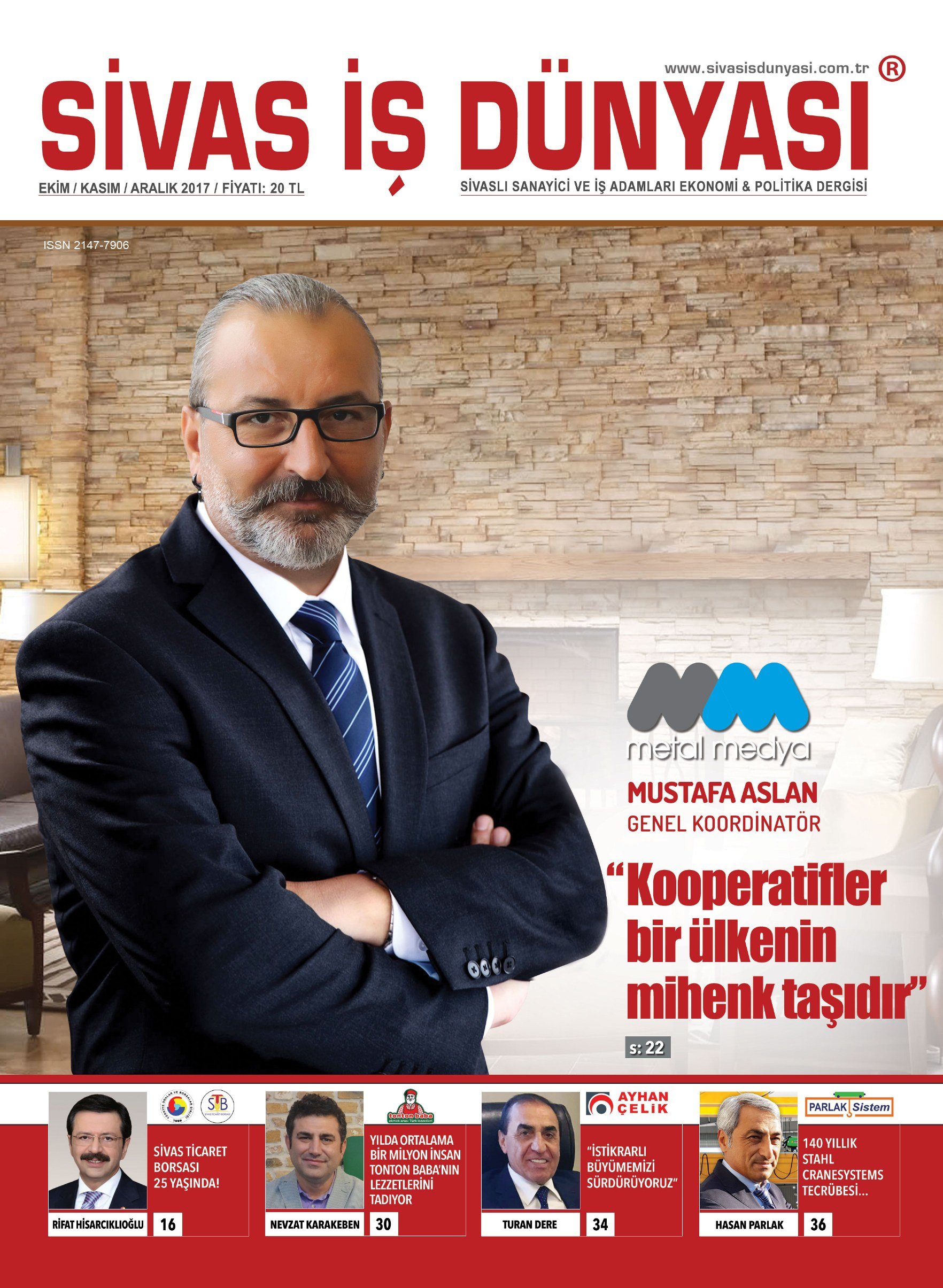 Sivas İş Dünyası - 13. Sayı - Ekim-Aralık 2017